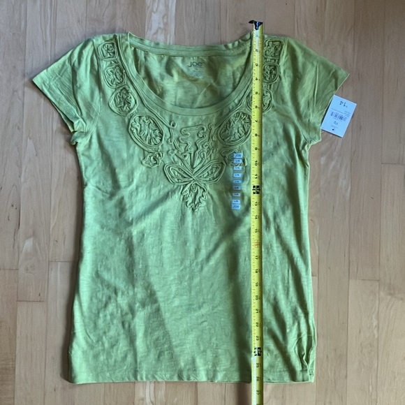 3/$20 NEW Joe Fresh light green 100% cotton t-shirt Large - Picture 4 of 10